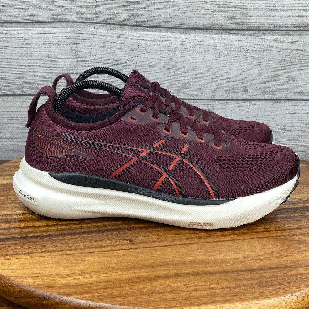 Asics Gel Kayano 31 Deep Mars Maroon Running Shoe 1011B867 Men’s 8 / Women’s 9.5